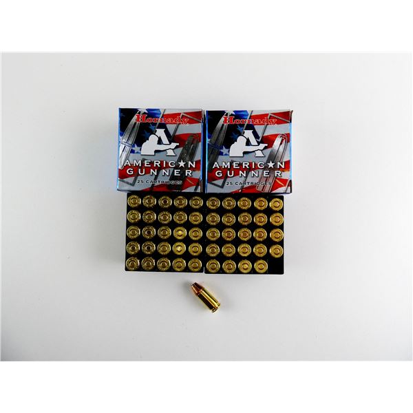HORNADY AMERICAN GUNNER 9MM LUGER AMMO LOT
