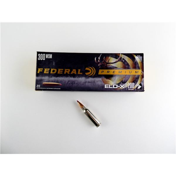 FEDERAL PREMIUM .300 WSM AMMO LOT