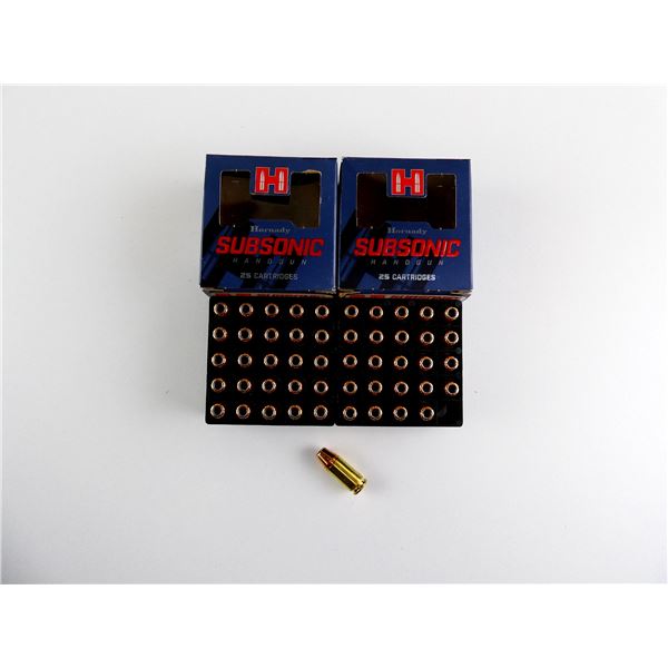 HORNADY SUBSONIC 9MM LUGER AMMO LOT