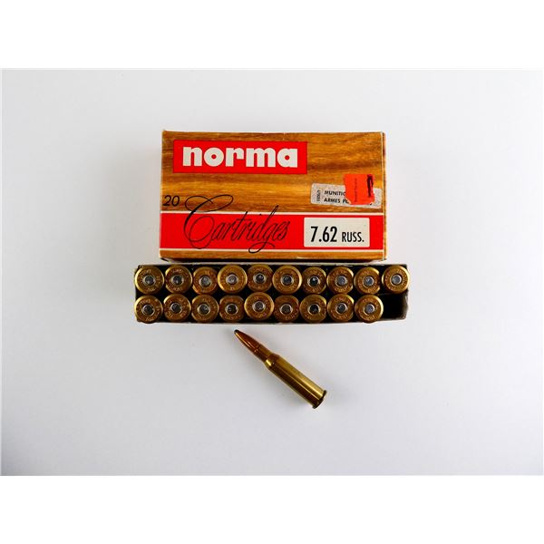 NORMA 7.62 RUSSIAN AMMO LOT