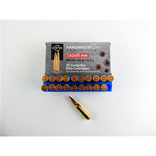 PPU RANGEMASTER 7.62X51MM AMMO LOT