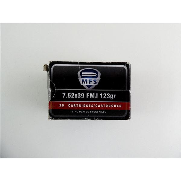MFS 7.62X39MM AMMO LOT
