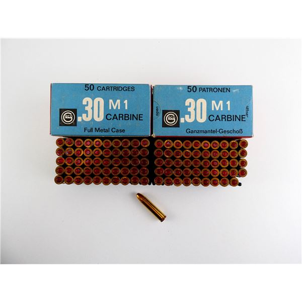 GECO .30 M1 CARBINE AMMO LOT
