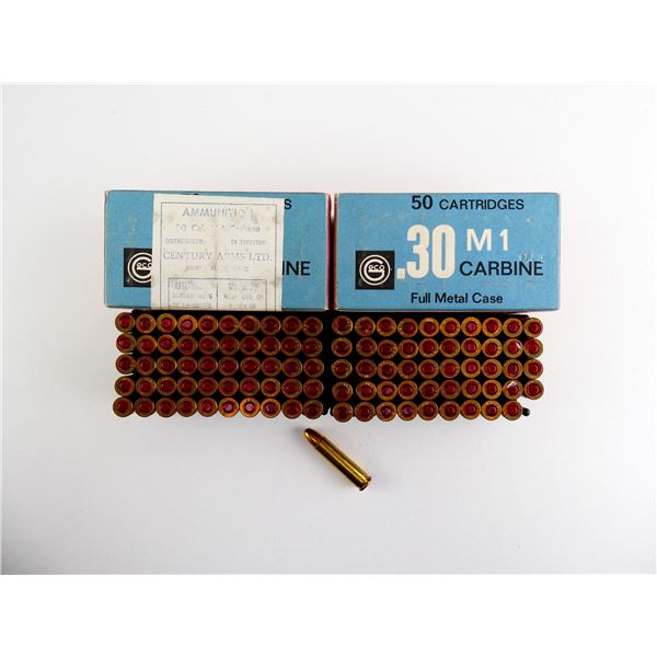 GECO .30 M1 CARBINE AMMO LOT