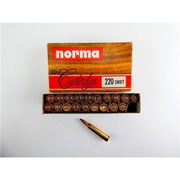 NORMA .220 SWIFT AMMO LOT