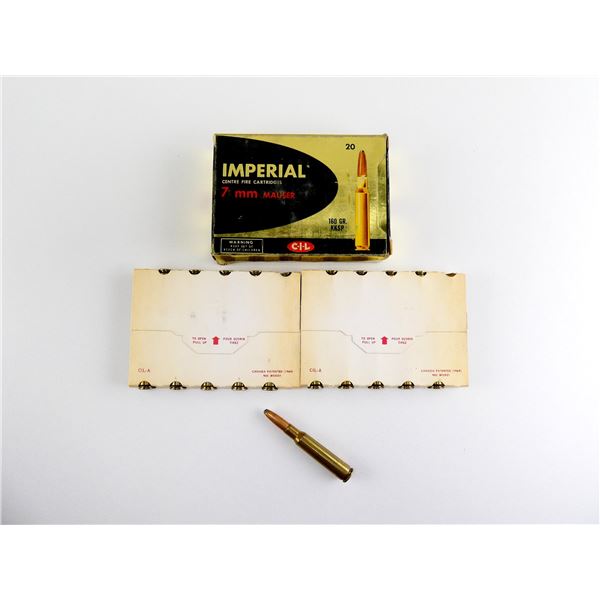 IMPERIAL 7MM MAUSER AMMO LOT