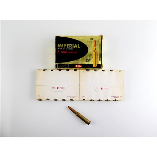 IMPERIAL 7MM MAUSER AMMO LOT