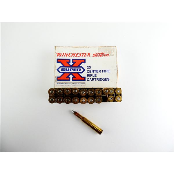 WINCHESTER .30-06 SPRG AMMO AND NON-PRIMED BRASS CASES LOT