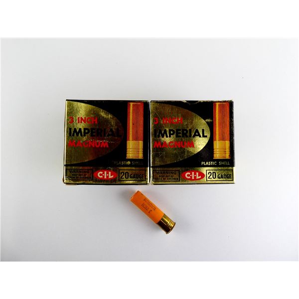 IMPERIAL 20 GAUGE 3" MAGNUM SHOT SHELL AMMO LOT