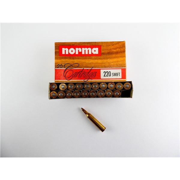 NORMA .220 SWIFT AMMO LOT