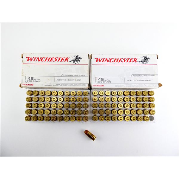 WINCHESTER .45 AUTO AMMO LOT