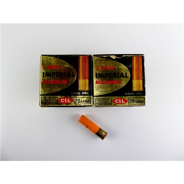 IMPERIAL 20 GAUGE 3" MAGNUM SHOT SHELL AMMO LOT
