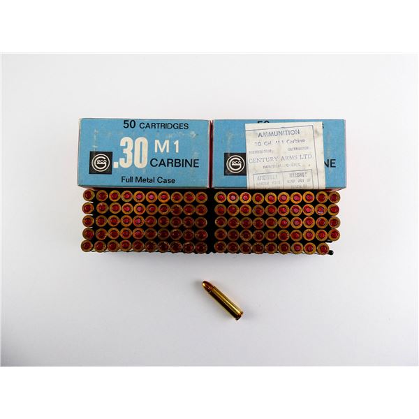 GECO .30 M1 CARBINE AMMO LOT