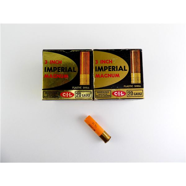 IMPERIAL 20 GAUGE 3" MAGNUM SHOT SHELL AMMO LOT