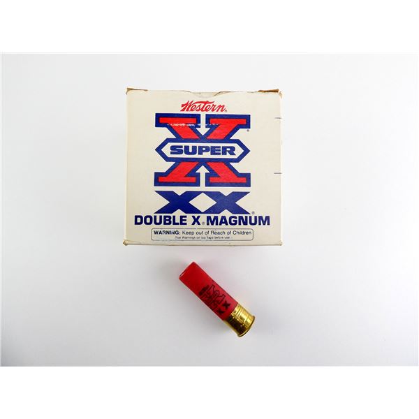 WESTERN SUPER X 10 GAUGE 3 1/2" DOUBLE XX MAGNUM SHOT SHELL AMMO LOT