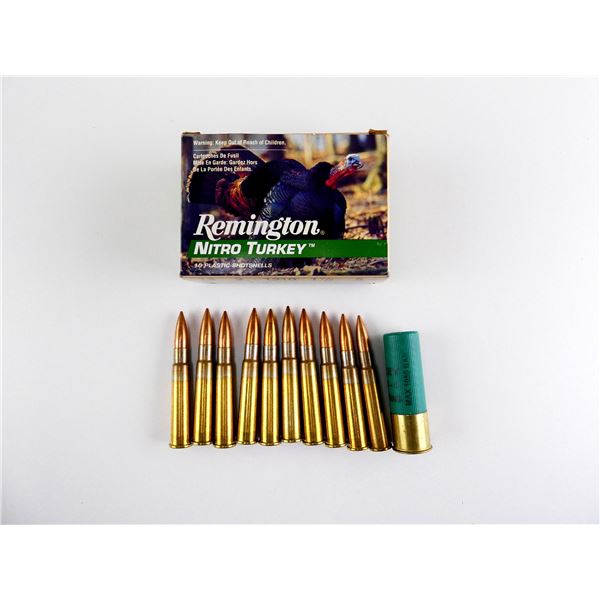 ASSORTED PPU .303 BR AND REMINGTON 12 GAUGE 3" SHOT SHELL AMMO LOT