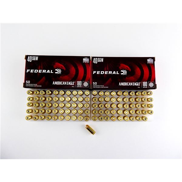 FEDERAL AMERICAN EAGLE .40 S&W AMMO LOT