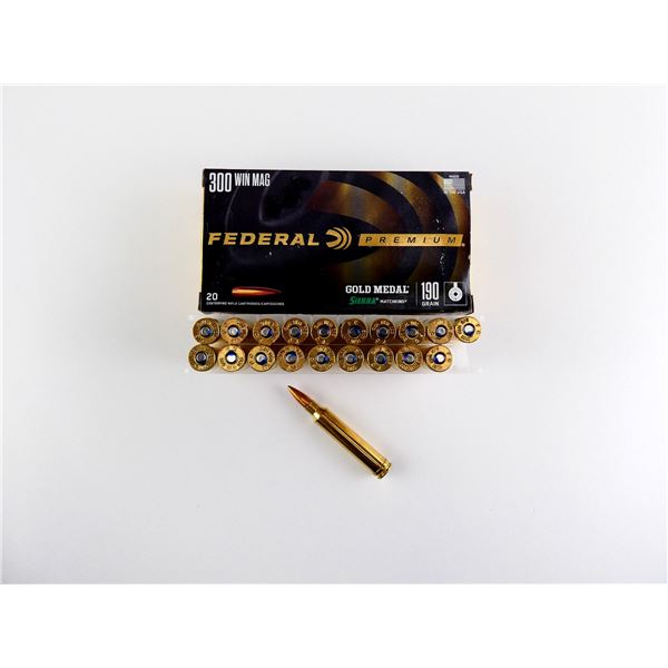 FEDERAL PREMIUM .300 WIN MAG AMMO LOT
