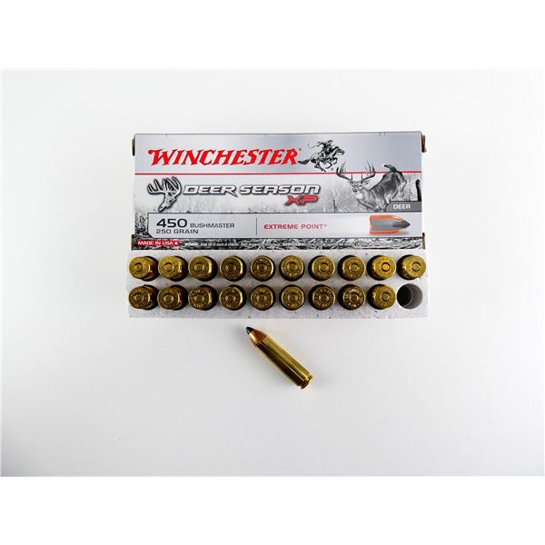 WINCHESTER .450 BUSHMASTER AMMO LOT