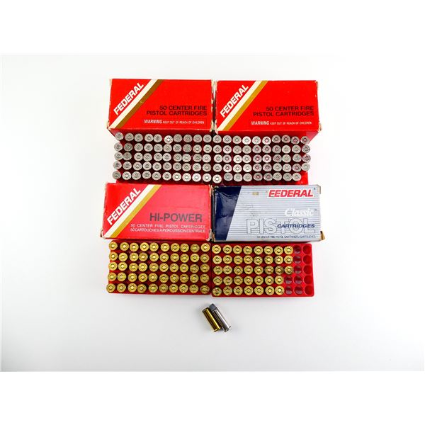 ASSORTED FEDERAL .38 SPL AND .38 SPL (+P) AMMO LOT