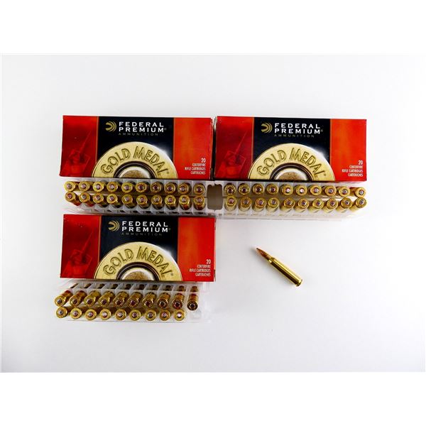 FEDERAL PREMIUM GOLD MEDAL .223 REM AMMO LOT
