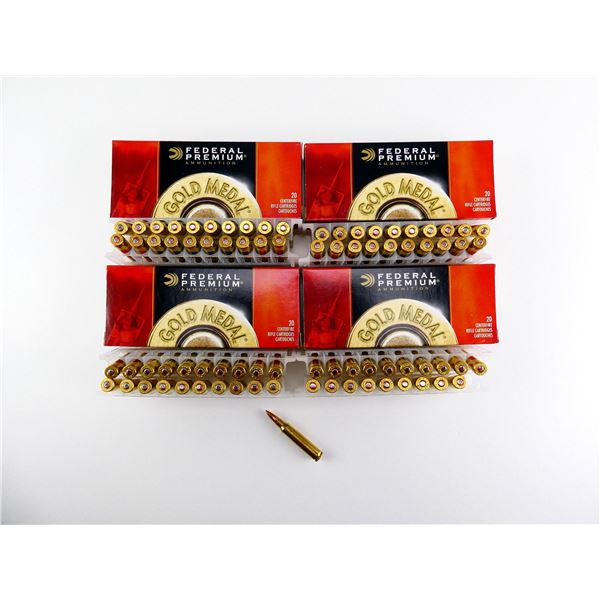 FEDERAL PREMIUM GOLD MEDAL .223 REM AMMO LOT