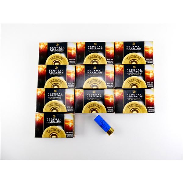 FEDERAL PREMIUM LAW ENFORCEMENT TACTICAL 12 GAUGE 2 3/4" SHOT SHELL AMMO LOT