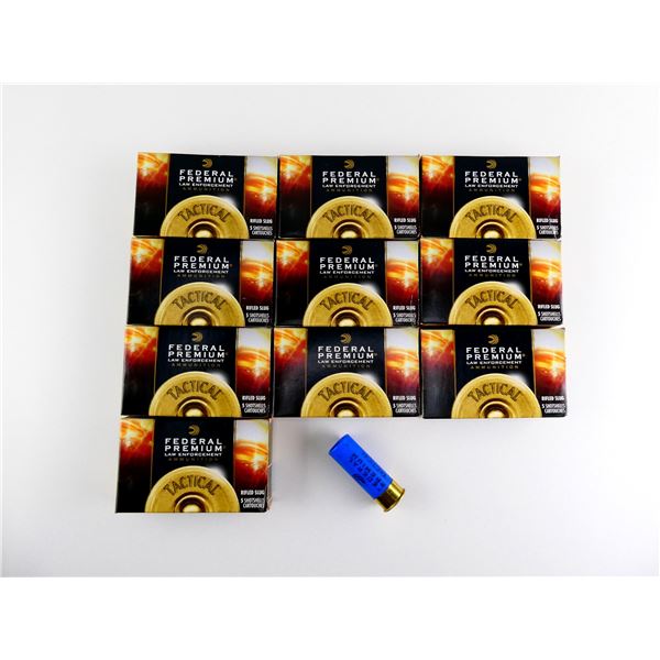 FEDERAL PREMIUM LAW ENFORCEMENT TACTICAL 12 GAUGE 2 3/4" SHOT SHELL AMMO LOT