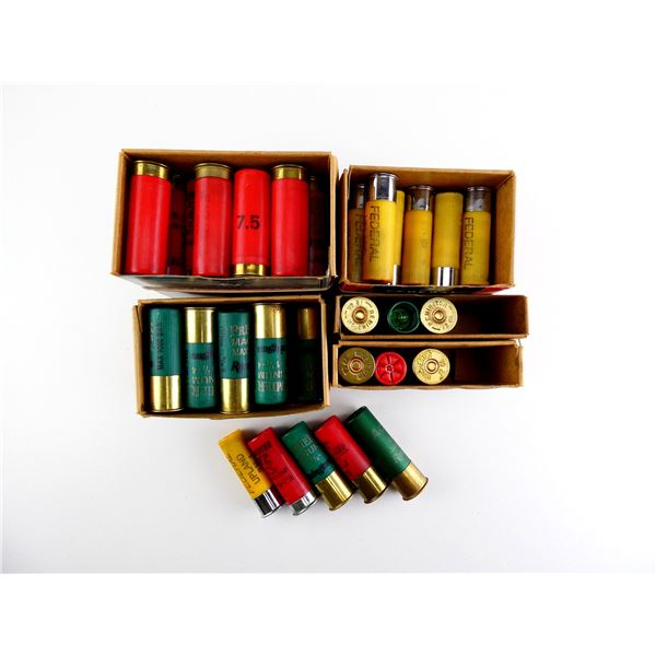 ASSORTED 12 GAUGE / 20 GAUGE 2 3/4" AND 3" SHOT SHELL AMMO LOT