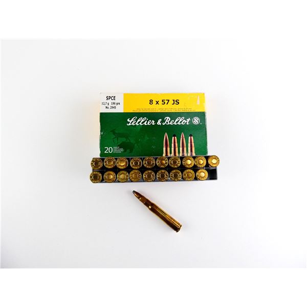 SELLIER & BELLOT 8X57 JS AMMO LOT