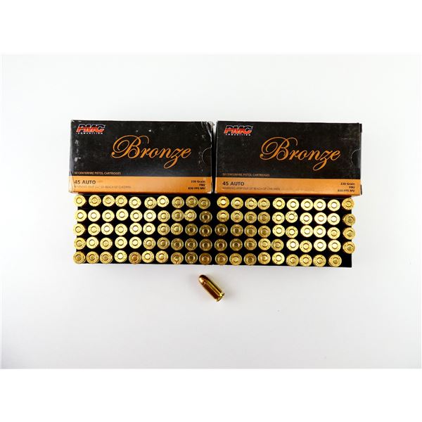 PMC .45 AUTO AMMO LOT
