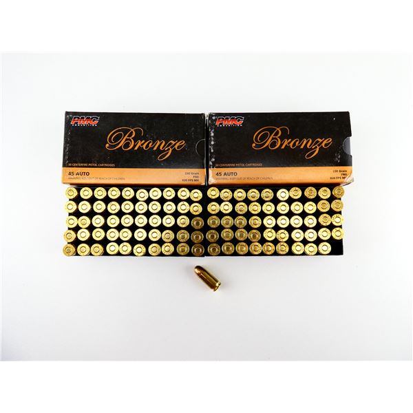 PMC .45 AUTO AMMO LOT