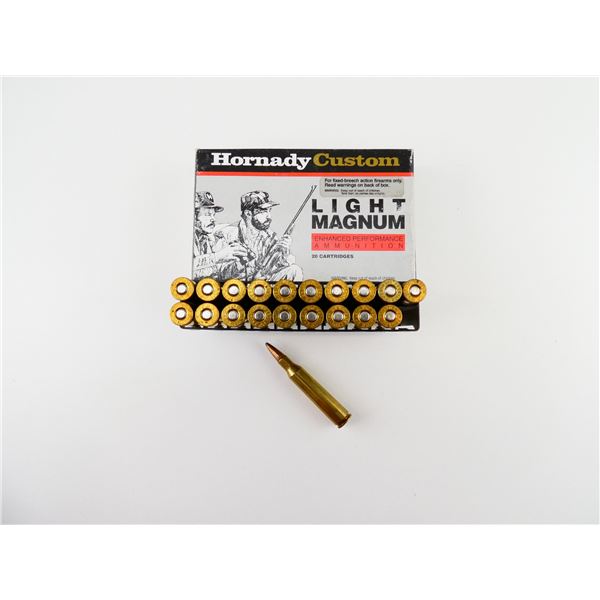HORNADY CUSTOM .257 ROBERTS +P LIGHT MAGNUM AMMO AND NON-PRIMED BRASS CASES LOT
