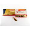 Image 1 : ASSORTED WINCHESTER / FEDERAL .257 ROBERTS AMMO AND NON-PRIMED BRASS CASE LOT
