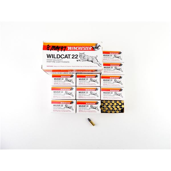WINCHESTER WILDCAT .22 LR AMMO LOT