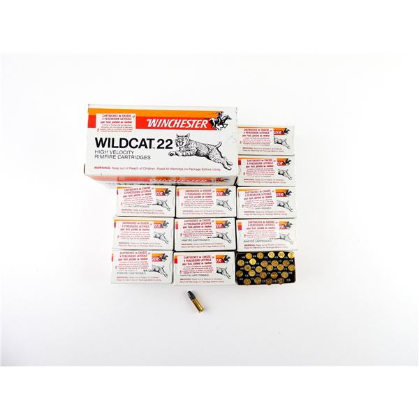 WINCHESTER WILDCAT .22 LR AMMO LOT