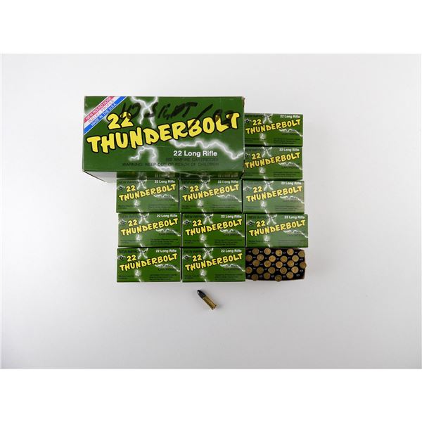 REMINGTON THUNDERBOLT .22 LR AMMO LOT