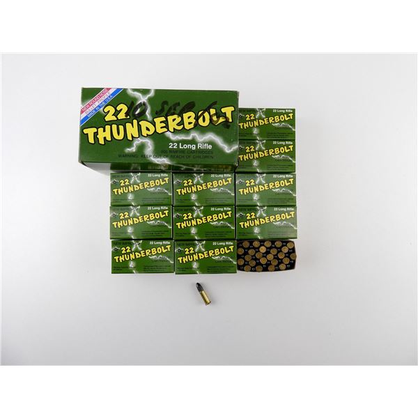 REMINGTON THUNDERBOLT .22 LR AMMO LOT