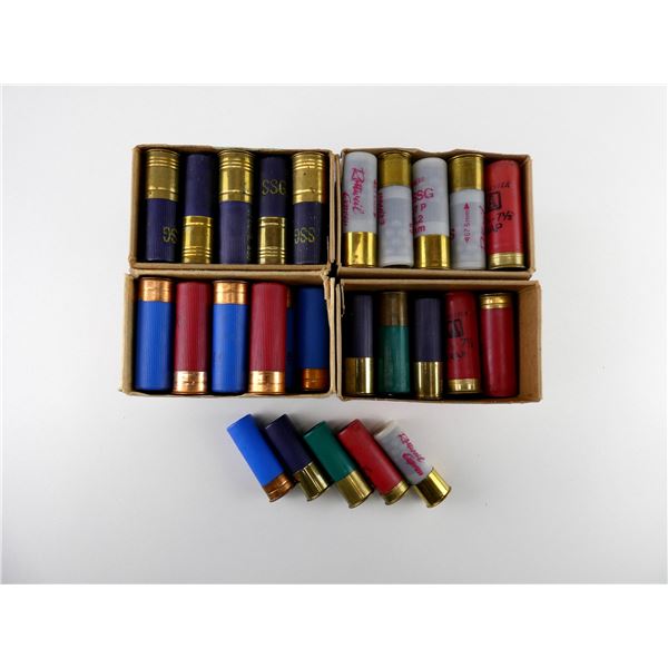 ASSORTED 12 GAUGE 2 3/4" SHOT SHELL AMMO LOT