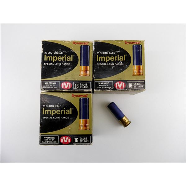 IMPERIAL 16 GAUGE 2 3/4" SHOT SHELL AMMO LOT