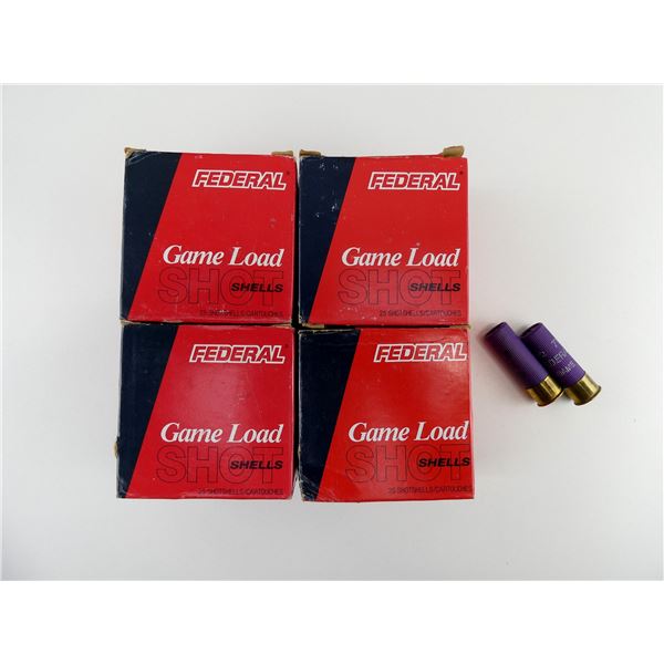 ASSORTED FEDERAL 16 GAUGE 2 3/4" SHOT SHELL AMMO LOT