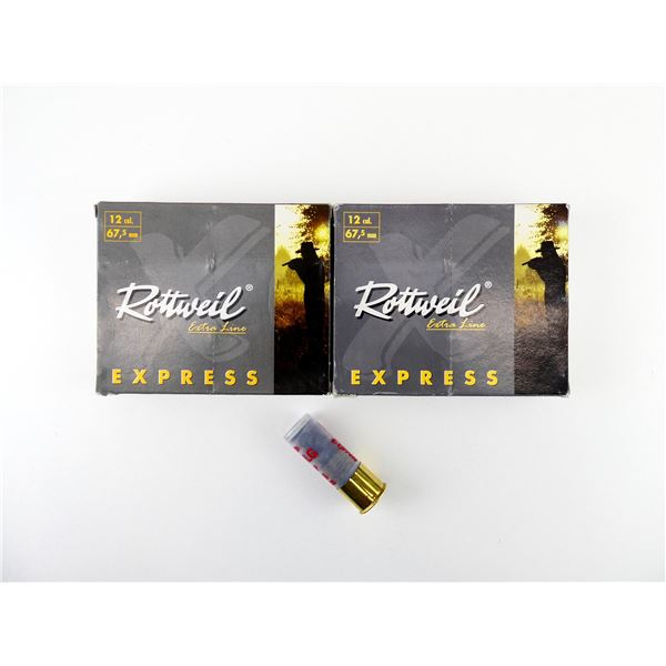 ROTTWEIL 12 GAUGE 2 3/4' SHOT SHELL AMMO LOT