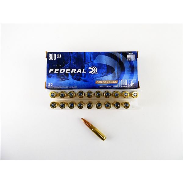 FEDERAL .300 BLK AMMO LOT