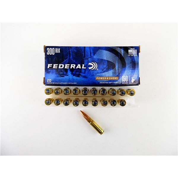 FEDERAL .300 BLK AMMO LOT