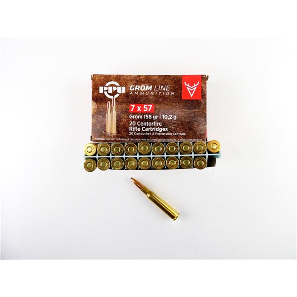 PPU GROM LINE 7X57MM AMMO LOT
