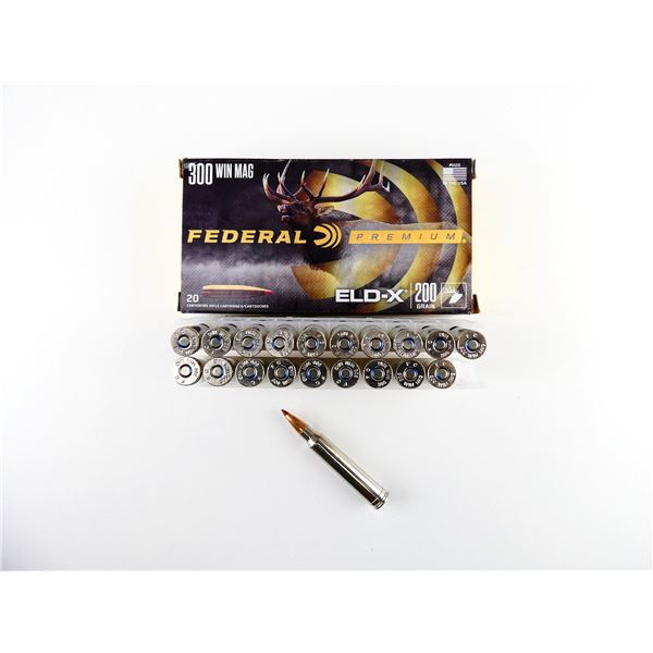 FEDERAL PREMIUM .300 WIN MAG AMMO LOT