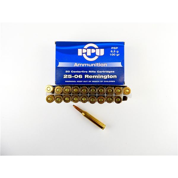 PPU.25-06 REM AMMO LOT