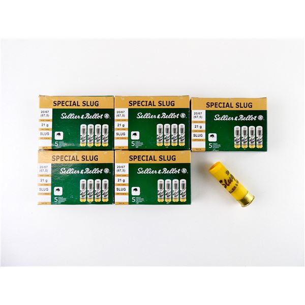 SELLIER & BELLOT 20 GAUGE 2 5/8" SHOT SHELL AMMO LOT