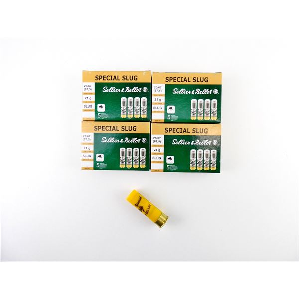 SELLIER & BELLOT 20 GAUGE 2 5/8" SHOT SHELL AMMO LOT