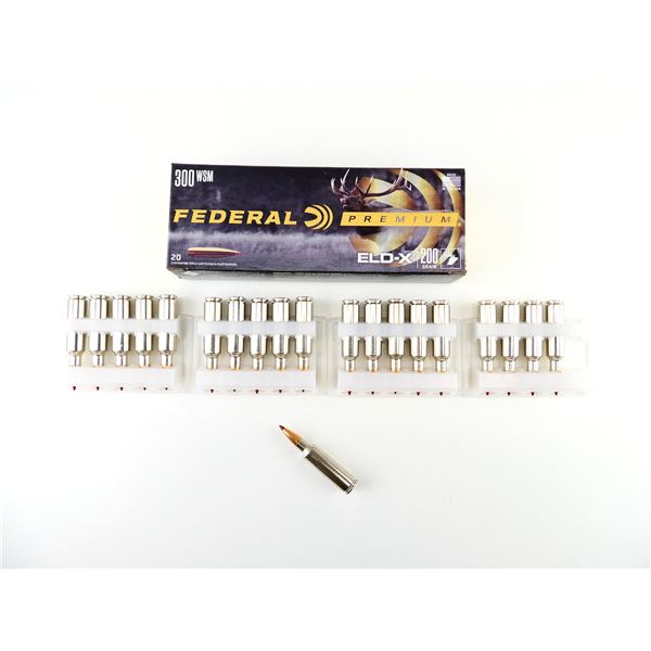 FEDERAL PREMIUM .300 WSM AMMO LOT